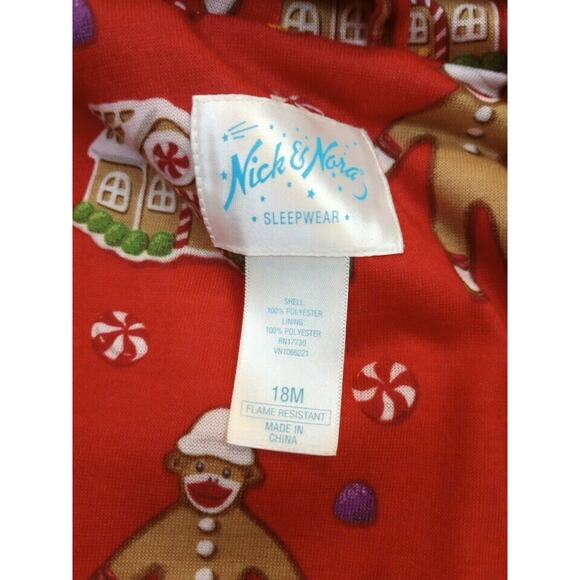 18m Nick & Nora Gingerbread Hooded Bathrobe - Picture 6 of 6